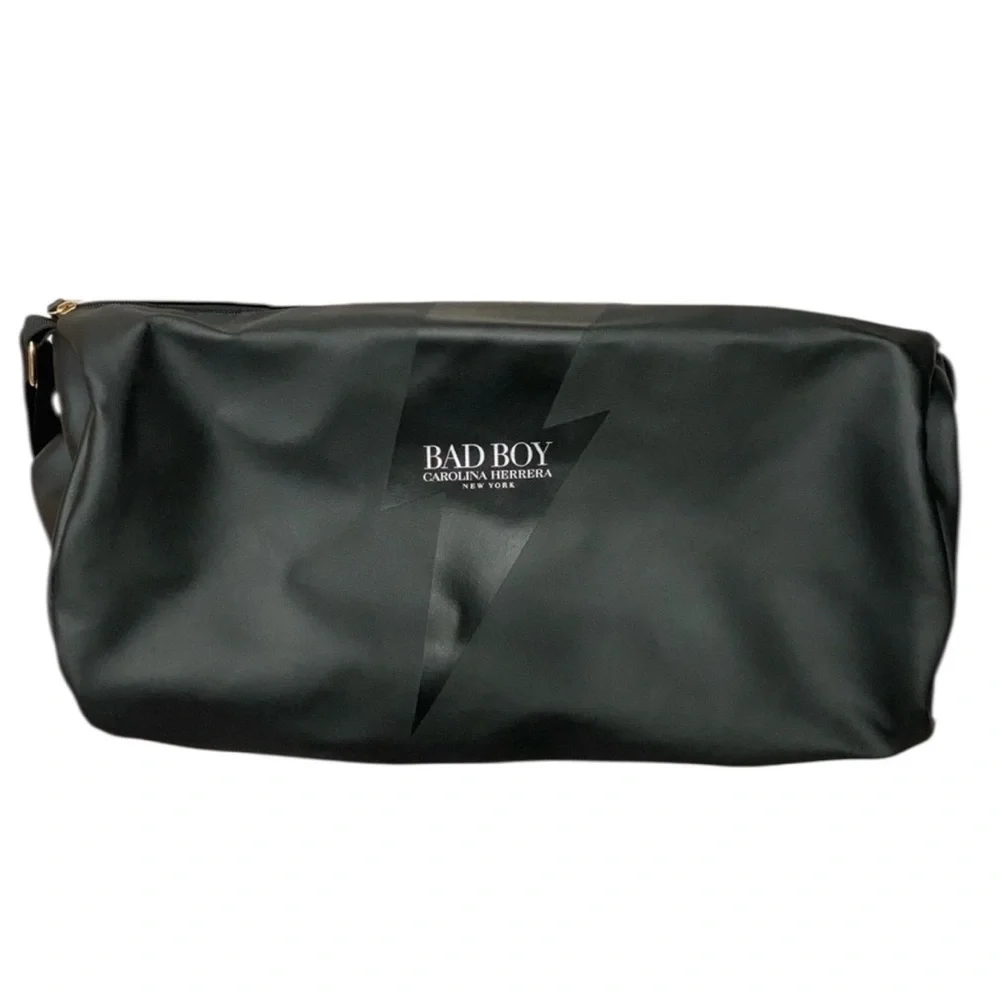 CAROLINA HERRERA BAD BOY WEEKENDER TRAVEL DUFFLE BAG - Picture 4 of 6
